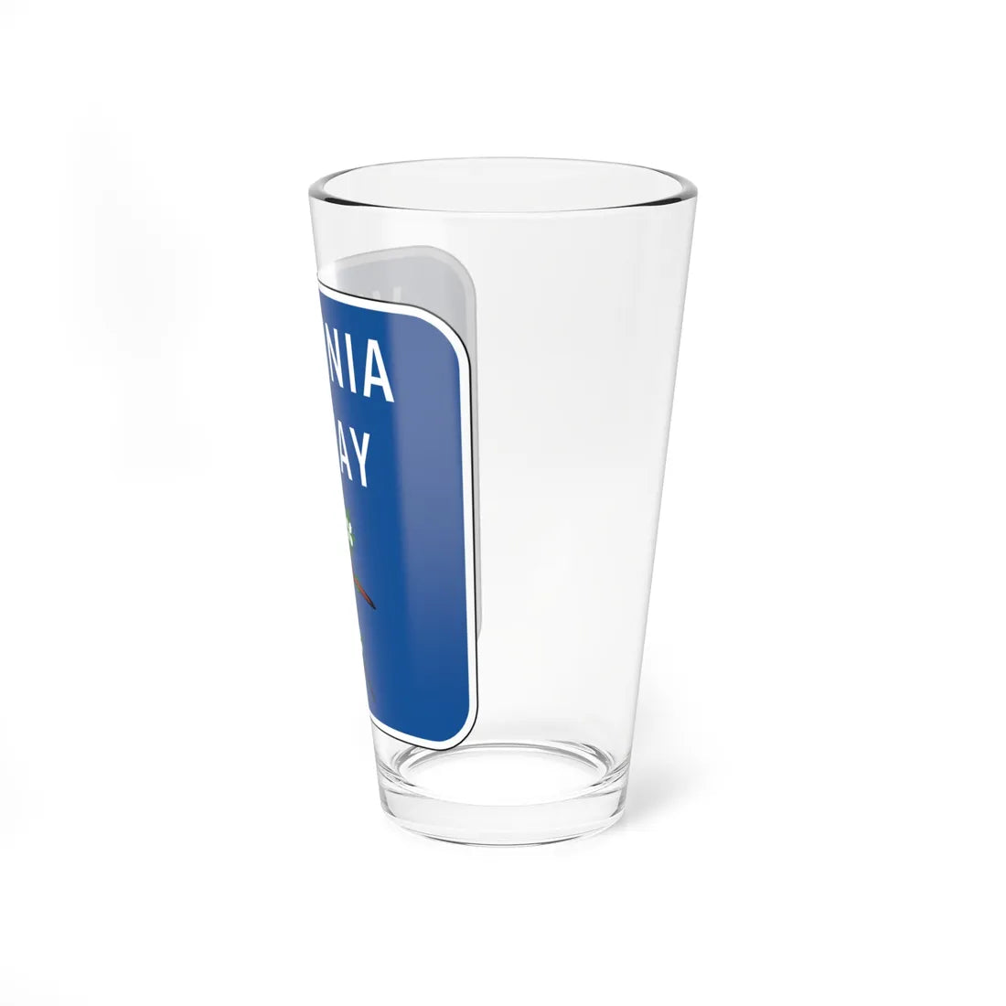 Virginia D6-V1 (Virginia) (Road Sign) Pint Glss 16oz - Go Mug Yourself