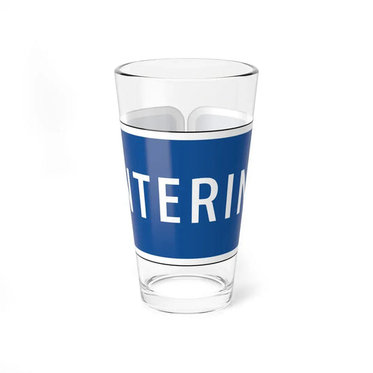 Virginia D6-VP1 (Virginia) (Road Sign) Pint Glass 16oz 16oz - Go Mug Yourself