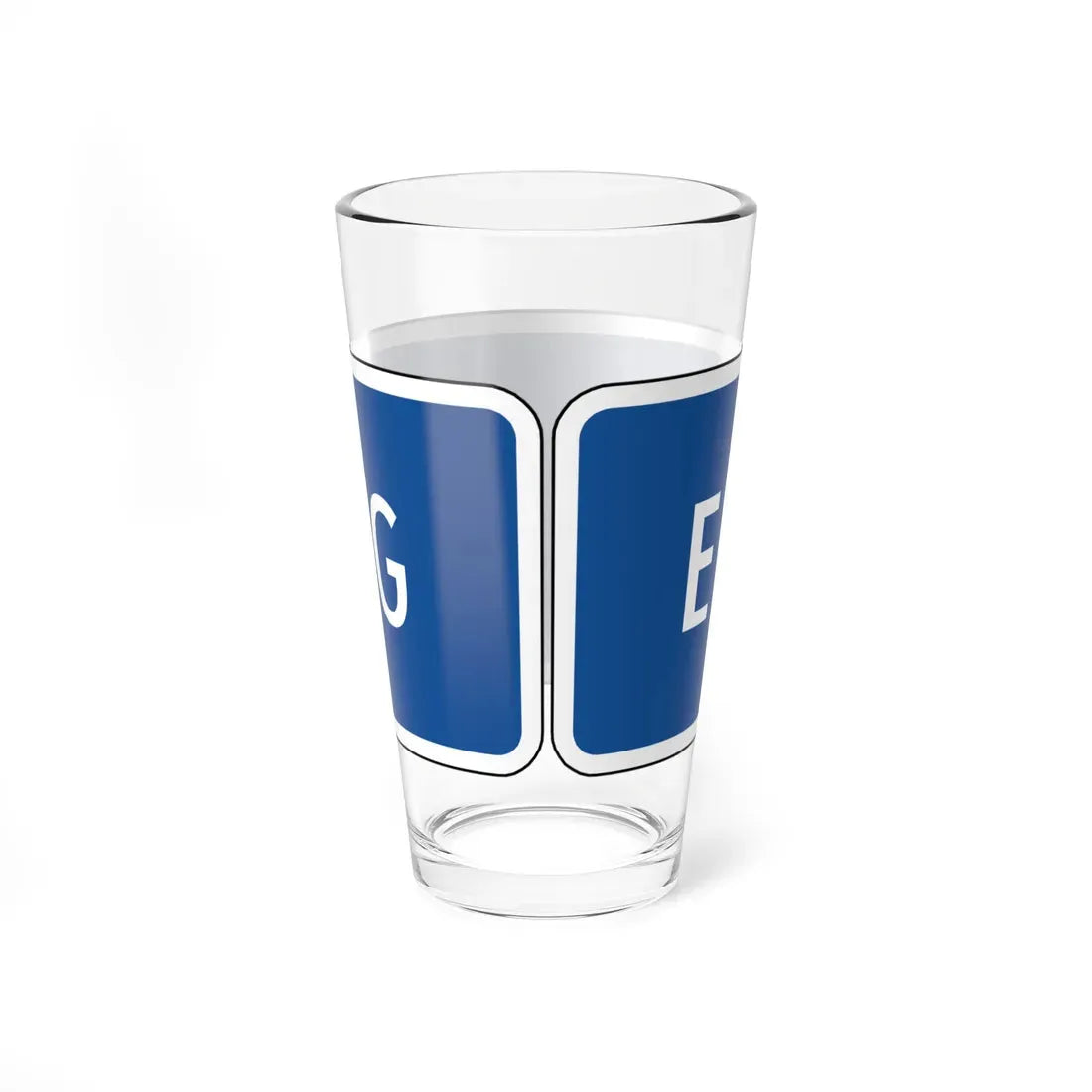 Virginia D6-VP1 (Virginia) (Road Sign) Pint Glass 16oz - Go Mug Yourself