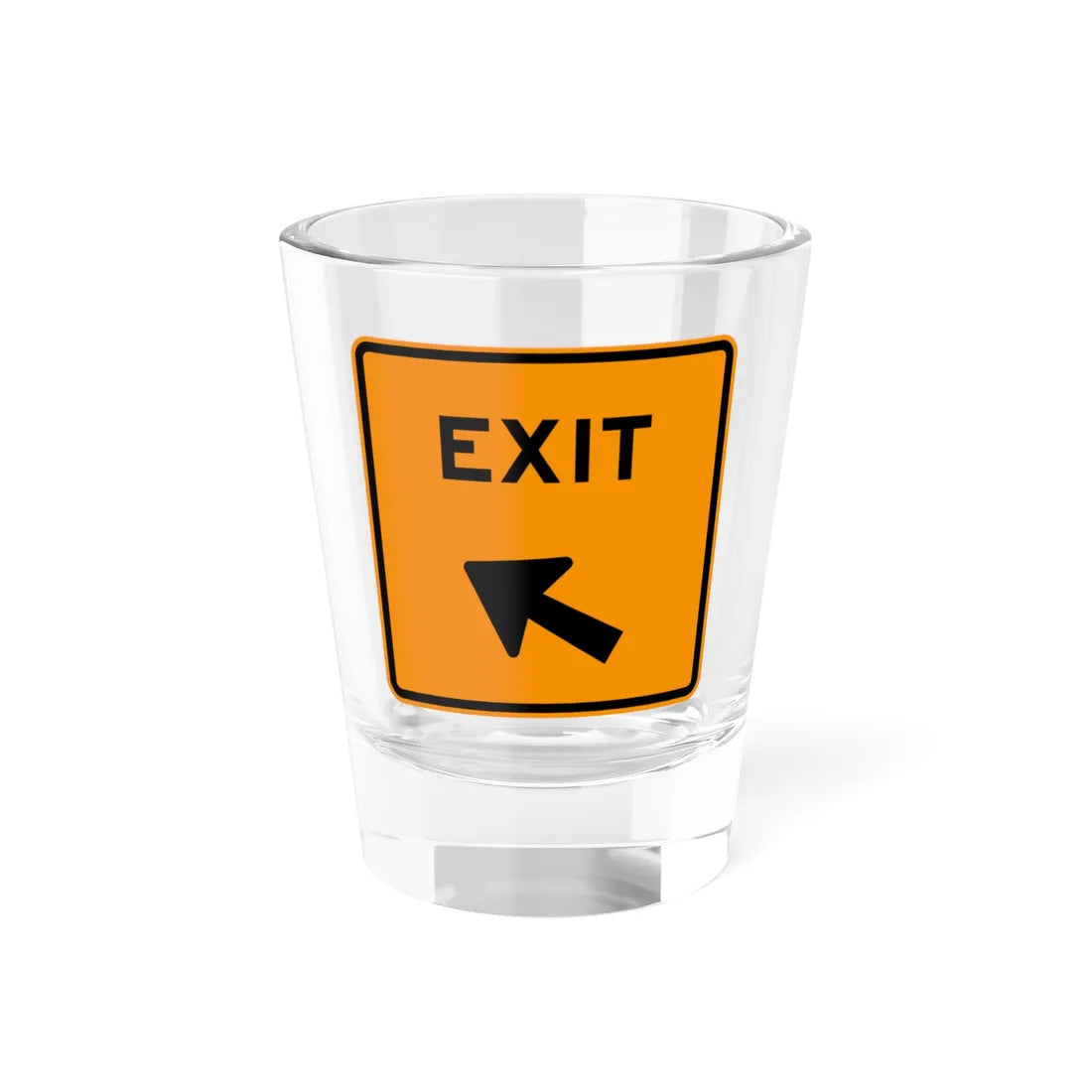 Virginia E5-V1L (Virginia) (Road Sign) Shot Glass 1.5oz 1.5oz - Go Mug Yourself