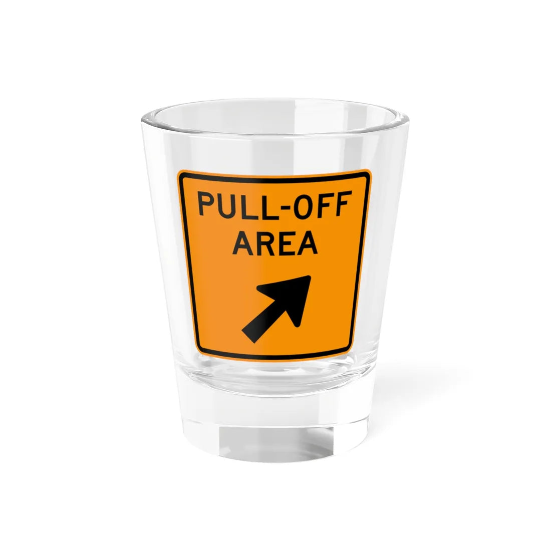 Virginia E5-V2R (Virginia) (Road Sign) Shot Glass 1.5oz 1.5oz - Go Mug Yourself
