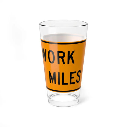 Virginia G20-1 V (Virginia) (Road Sign) Pint Glass 16oz - Go Mug Yourself