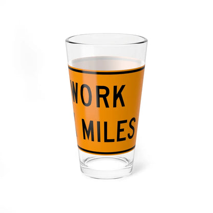 Virginia G20-1 V (Virginia) (Road Sign) Pint Glss 16oz - Go Mug Yourself