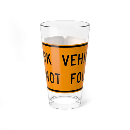 Virginia G20-V1 (Virginia) (Road Sign) Pint Glass 16oz 16oz - Go Mug Yourself