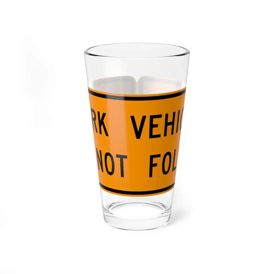 Virginia G20-V1 (Virginia) (Road Sign) Pint Glass 16oz 16oz - Go Mug Yourself
