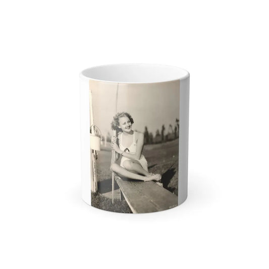 Virginia Grey #100 (Vintage Female Icons) Color Changing Mug 11oz-11oz-Go Mug Yourself