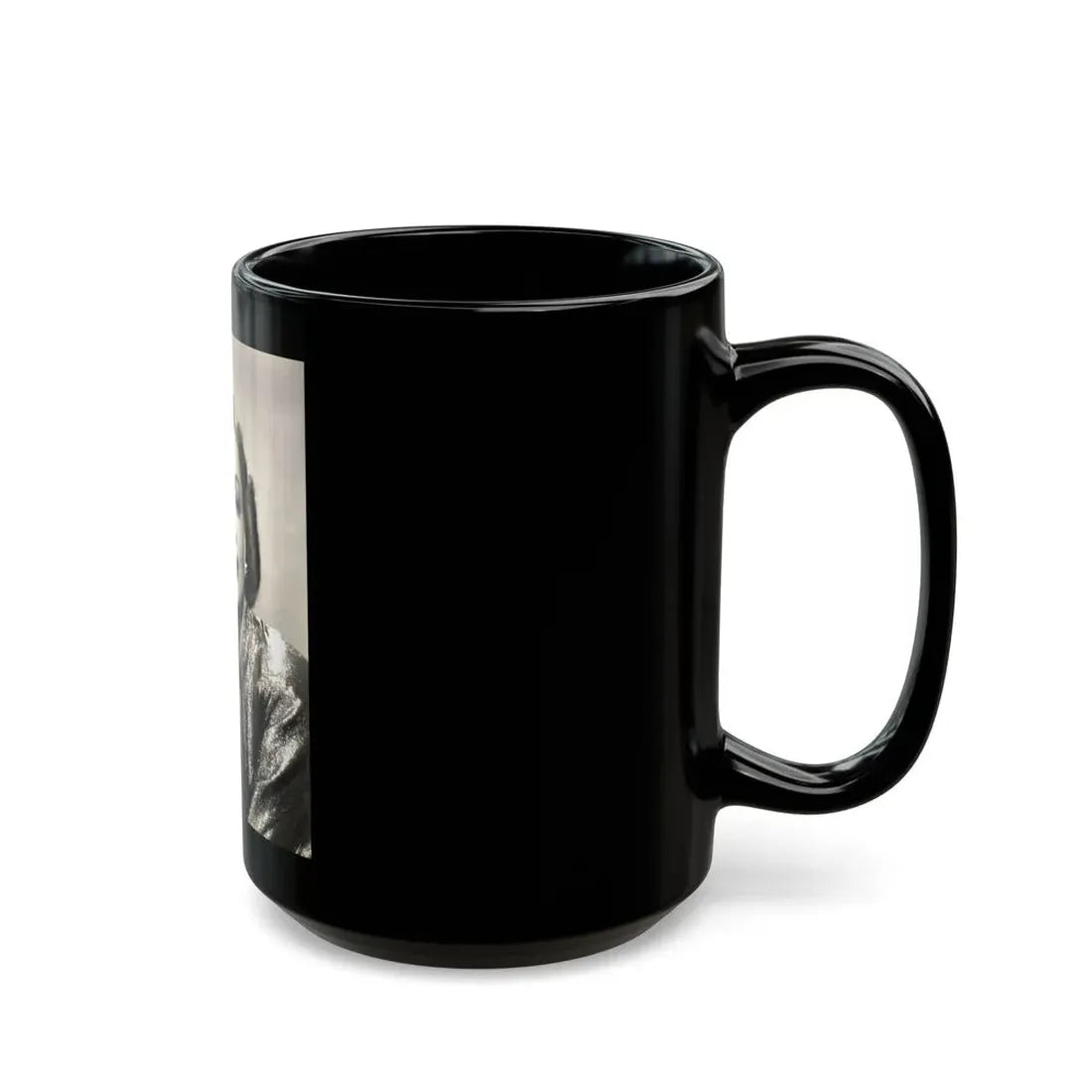 Virginia Grey #102 (Vintage Female Icon) Black Coffee Mug - Go Mug Yourself