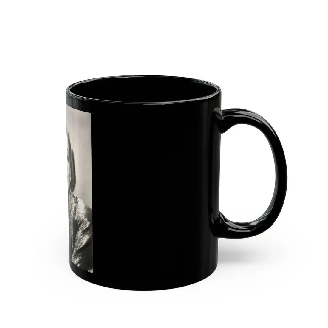 Virginia Grey #102 (Vintage Female Icon) Black Coffee Mug - Go Mug Yourself