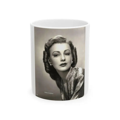 Virginia Grey #102 (Vintage Female Icon) White Coffee Mug 11oz - Go Mug Yourself