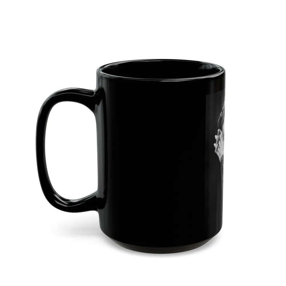 Virginia Grey #20 (Vintage Female Icon) Black Coffee Mug-Go Mug Yourself