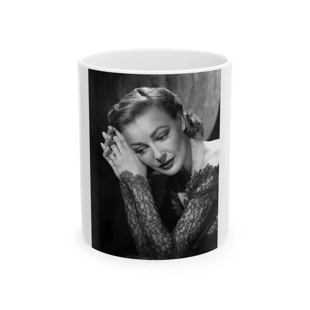 Virginia Grey #20 (Vintage Female Icon) White Coffee Mug-11oz-Go Mug Yourself