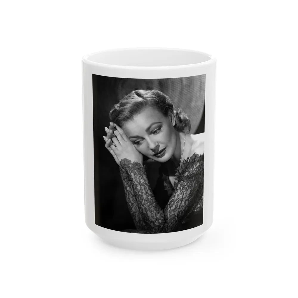 Virginia Grey #20 (Vintage Female Icon) White Coffee Mug-15oz-Go Mug Yourself