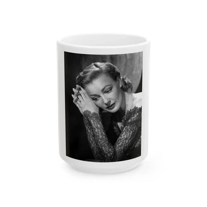 Virginia Grey #20 (Vintage Female Icon) White Coffee Mug 15oz - Go Mug Yourself
