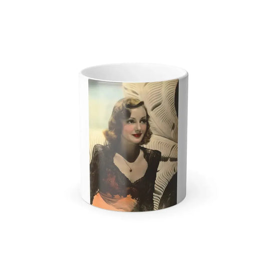 Virginia Grey #45 (Vintage Female Icon) Color Changing Mug 11oz 11oz - Go Mug Yourself