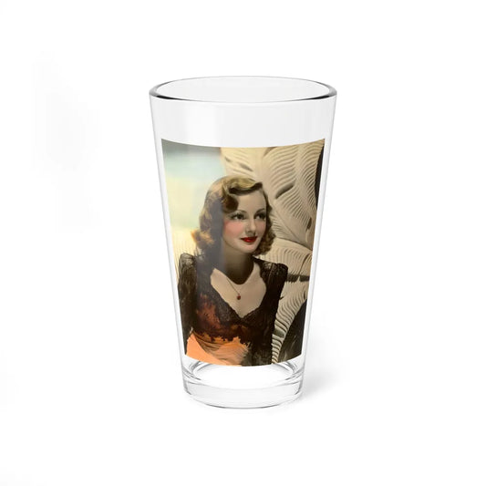 Virginia Grey #45 (Vintage Female Icon) Pint Glass 16oz 16oz - Go Mug Yourself