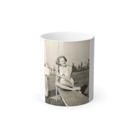 Virginia Grey #46 (Vintage Female Icons) Color Changing Mug 11oz-11oz-Go Mug Yourself