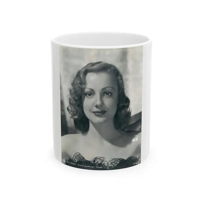 Virginia Grey #53 (Vintage Female Icon) White Coffee Mug 11oz - Go Mug Yourself