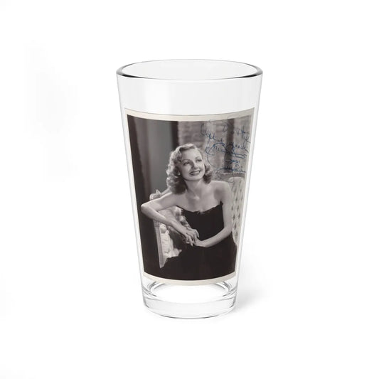 Virginia Grey #62 (Vintage Female Icon) Pint Glass 16oz 16oz - Go Mug Yourself