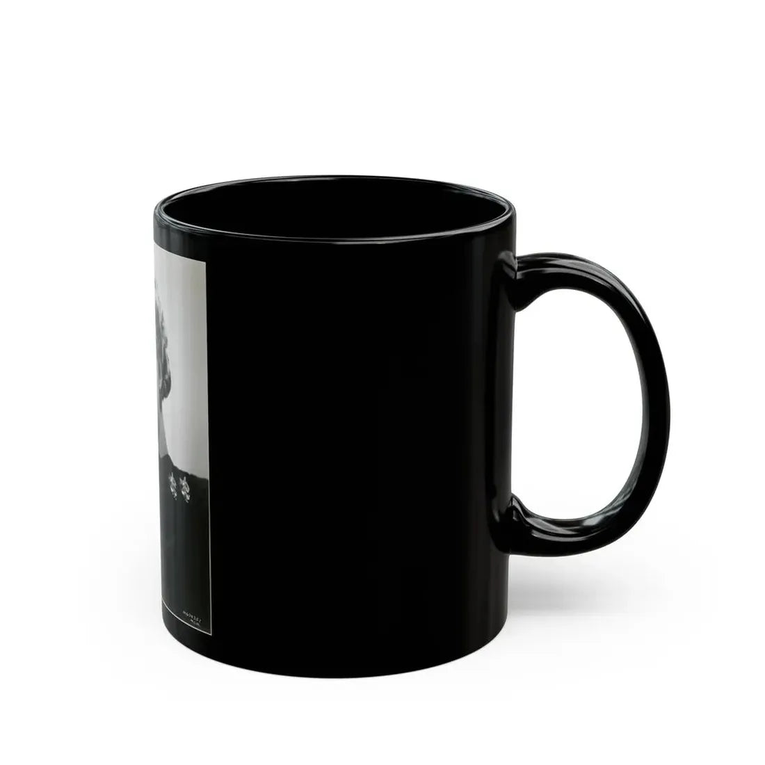 Virginia Grey #67 (Vintage Female Icon) Black Coffee Mug - Go Mug Yourself