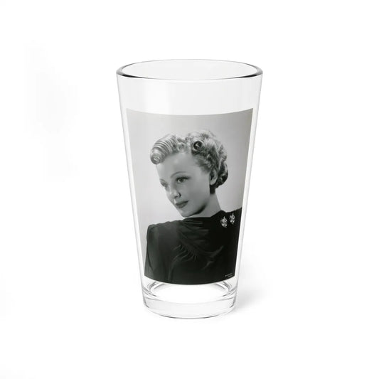 Virginia Grey #67 (Vintage Female Icon) Pint Glass 16oz 16oz - Go Mug Yourself