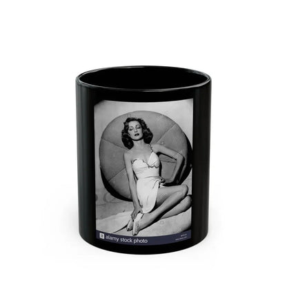 Virginia Grey #92 (Vintage Female Icon) Black Coffee Mug 11oz - Go Mug Yourself
