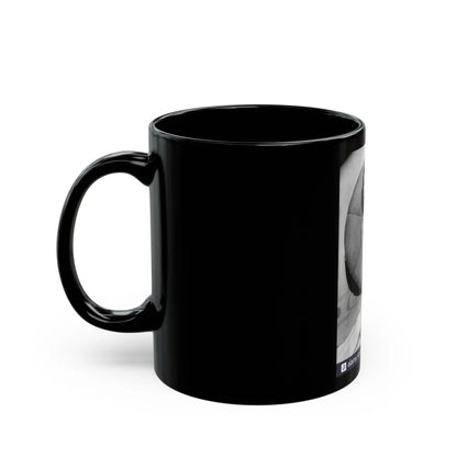 Virginia Grey #92 (Vintage Female Icon) Black Coffee Mug-Go Mug Yourself