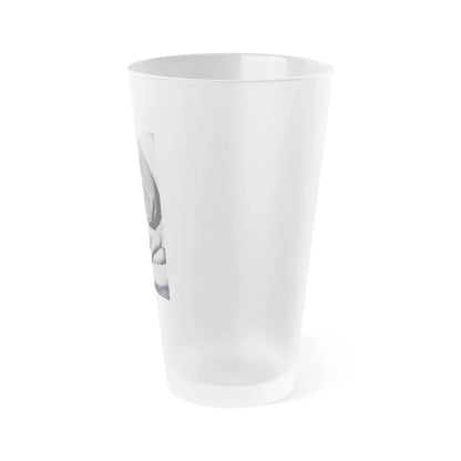 Virginia Grey #92 (Vintage Female Icon) Frosted Pint Glass 16oz - Go Mug Yourself