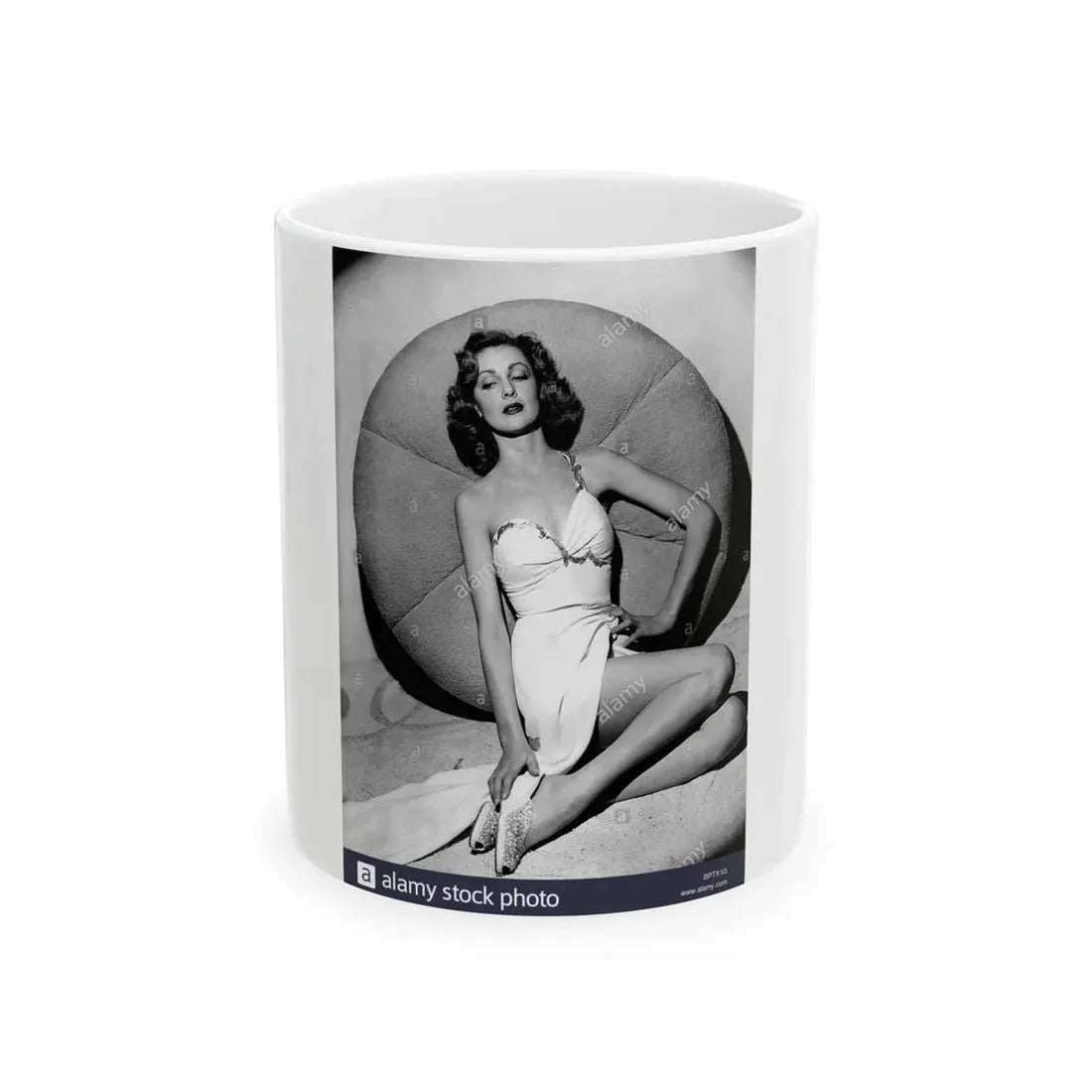 Virginia Grey #92 (Vintage Female Icon) White Coffee Mug 11oz - Go Mug Yourself