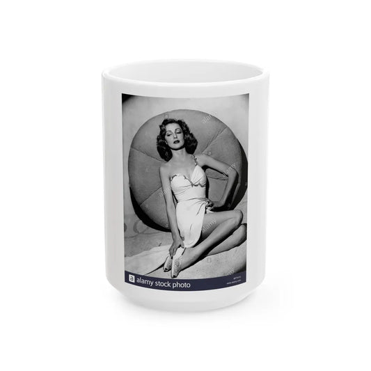 Virginia Grey #92 (Vintage Female Icon) White Coffee Mug-15oz-Go Mug Yourself