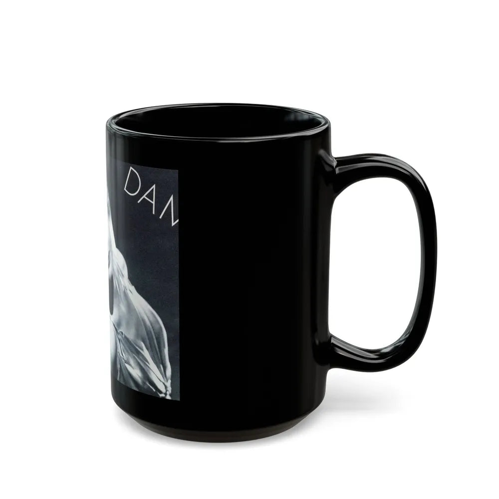 Virginia Grey #97 (Vintage Female Icon) Black Coffee Mug-Go Mug Yourself