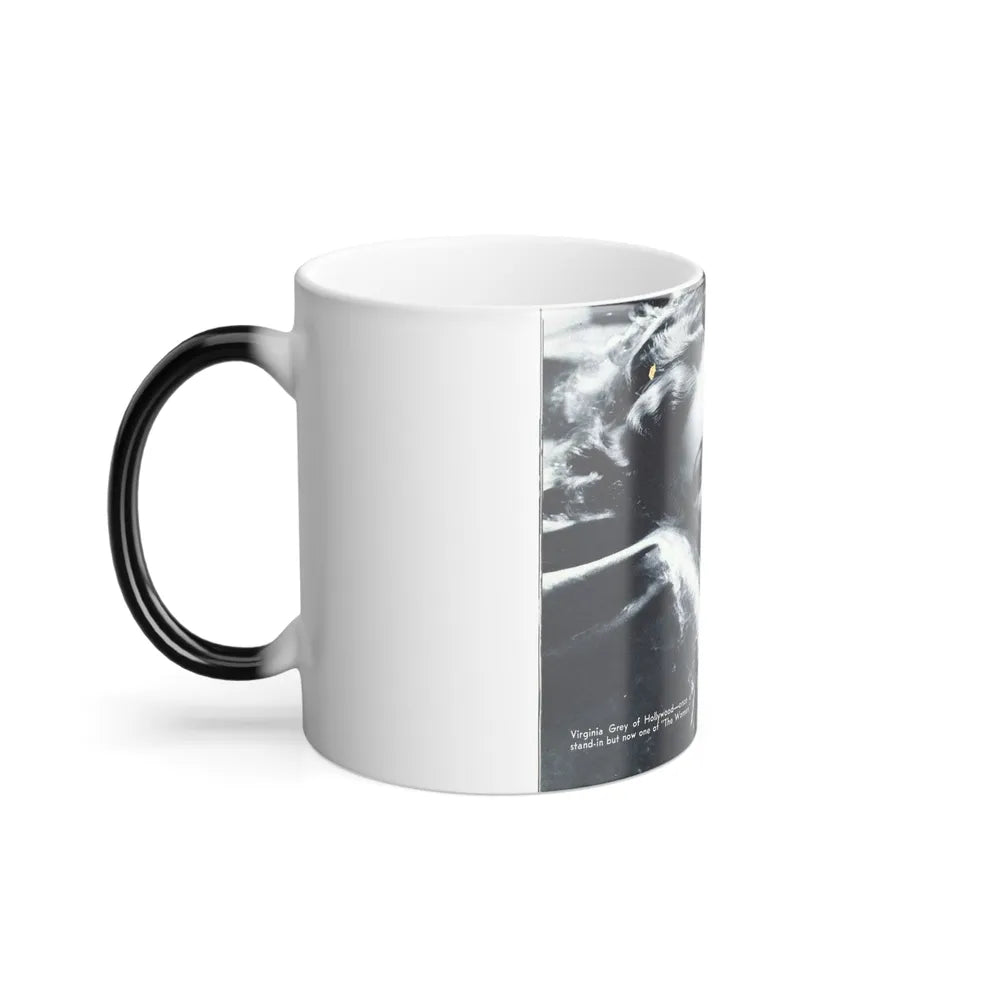 Virginia Grey #97 (Vintage Female Icons) Color Changing Mug 11oz-Go Mug Yourself