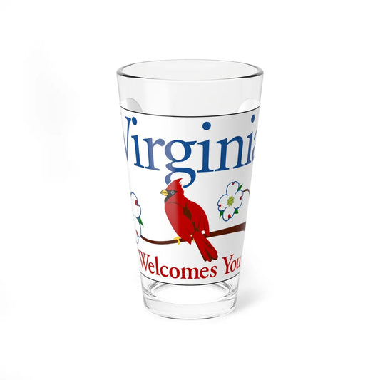 Virginia I-V1 (Virginia) (Road Sign) Pint Glss 16oz 16oz - Go Mug Yourself