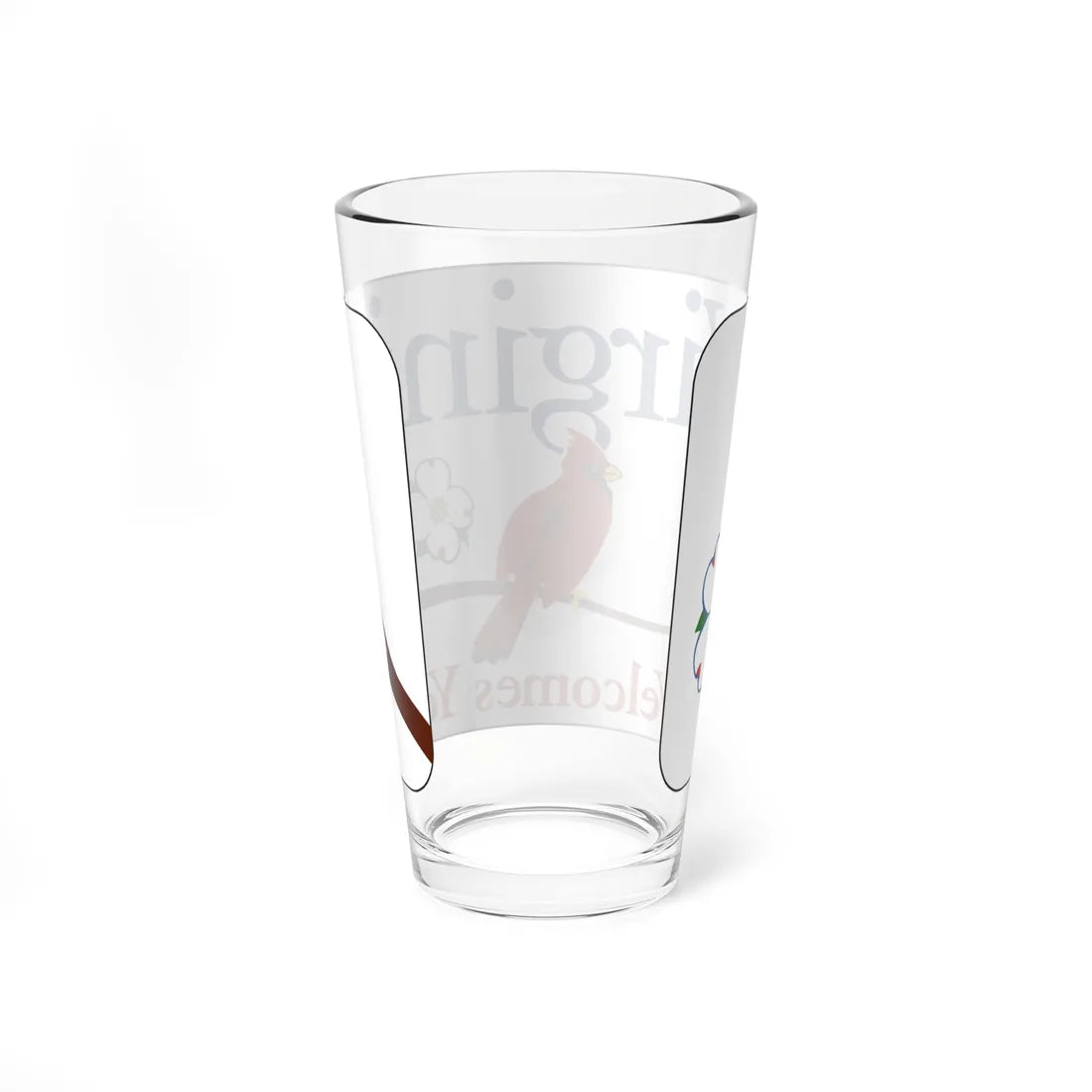 Virginia I-V1 (Virginia) (Road Sign) Pint Glss 16oz - Go Mug Yourself