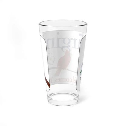 Virginia I-V1 (Virginia) (Road Sign) Pint Glss 16oz - Go Mug Yourself
