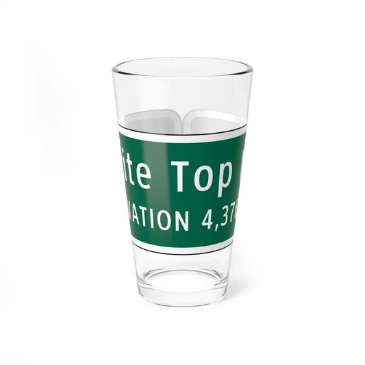 Virginia I-V10 (Virginia) (Road Sign) Pint Glass 16oz 16oz - Go Mug Yourself