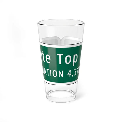 Virginia I-V10 (Virginia) (Road Sign) Pint Glss 16oz 16oz - Go Mug Yourself