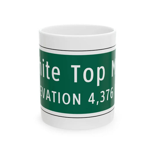 Virginia I-V10 (Virginia) (Road Sign) White Coffee Mug 11oz - Go Mug Yourself