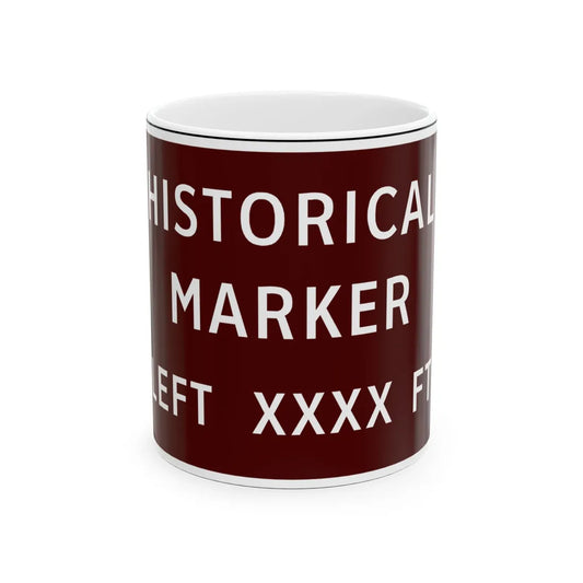 Virginia I-V11L (Virginia) (Road Sign) White Coffee Mug 11oz - Go Mug Yourself