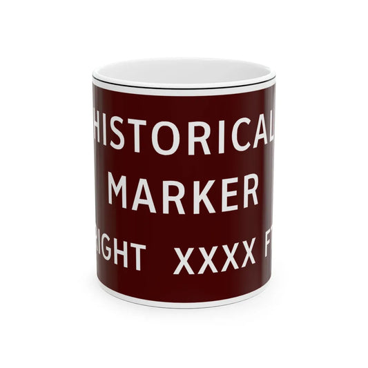Virginia I-V11R (Virginia) (Road Sign) White Coffee Mug 11oz - Go Mug Yourself