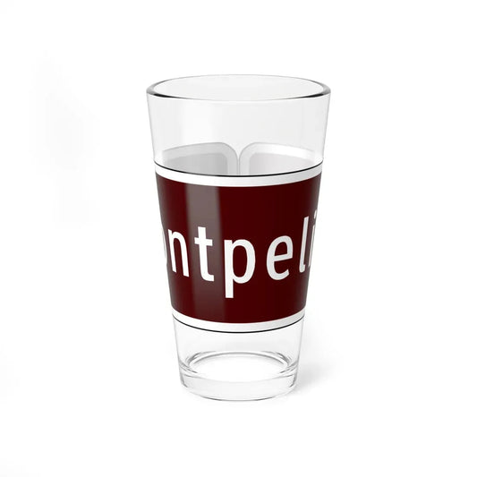 Virginia I-V12a (Virginia) (Road Sign) Pint Glass 16oz 16oz - Go Mug Yourself