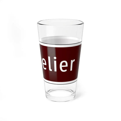 Virginia I-V12a (Virginia) (Road Sign) Pint Glass 16oz - Go Mug Yourself