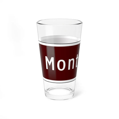 Virginia I-V12a (Virginia) (Road Sign) Pint Glss 16oz - Go Mug Yourself