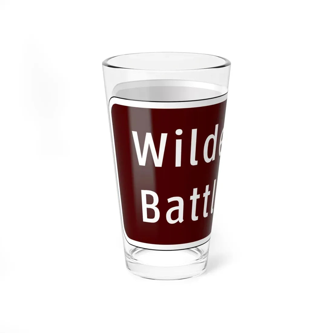 Virginia I-V12b (Virginia) (Road Sign) Pint Glass 16oz - Go Mug Yourself
