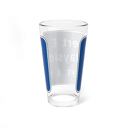 Virginia I-V13L (Virginia) (Road Sign) Pint Glass 16oz - Go Mug Yourself