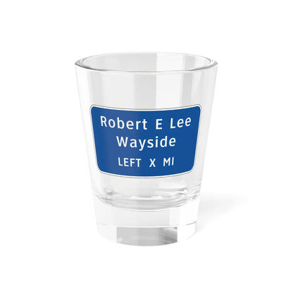 Virginia I-V13L (Virginia) (Road Sign) Shot Glass 1.5oz 1.5oz - Go Mug Yourself