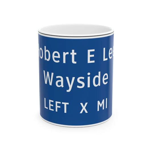 Virginia I-V13L (Virginia) (Road Sign) White Coffee Mug 11oz - Go Mug Yourself