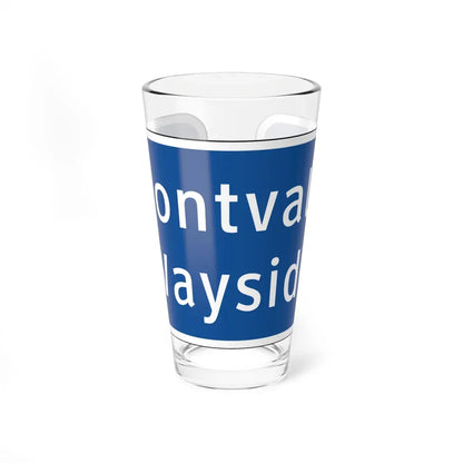 Virginia I-V14 (Virginia) (Road Sign) Pint Glass 16oz 16oz - Go Mug Yourself