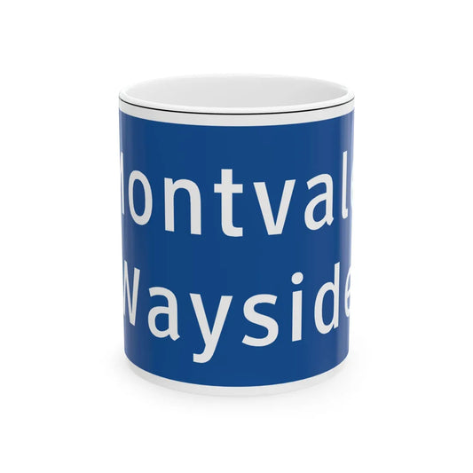 Virginia I-V14 (Virginia) (Road Sign) White Coffee Mug 11oz - Go Mug Yourself