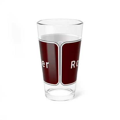 Virginia I-V2b (Virginia) (Road Sign) Pint Glass 16oz - Go Mug Yourself