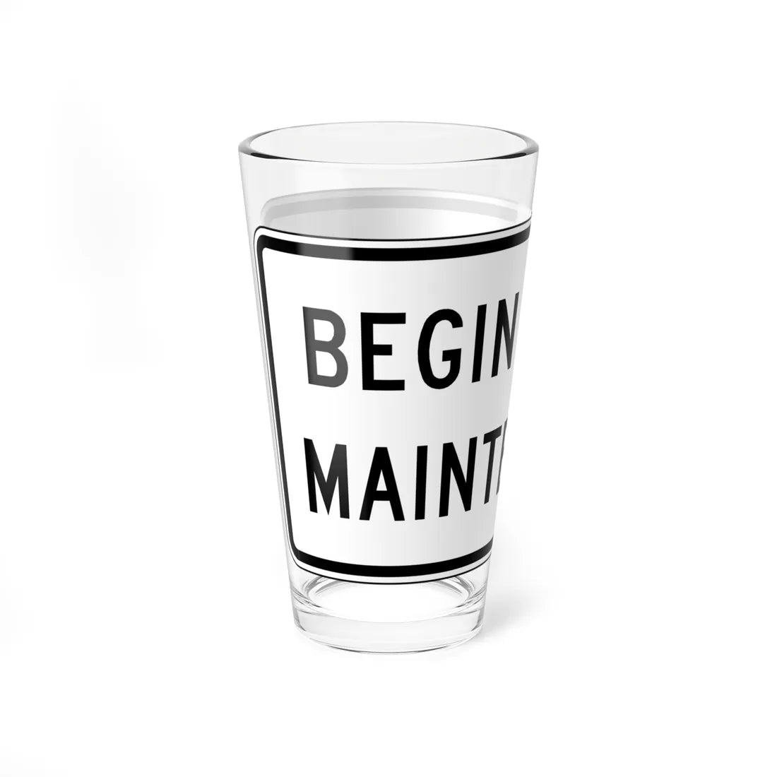 Virginia I-V3a (Virginia) (Road Sign) Pint Glss 16oz - Go Mug Yourself